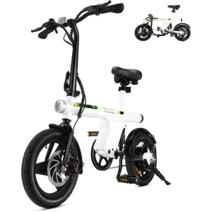Black U1 Folding Electric Bike