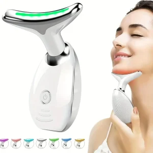 Vibrating Neck and face skin massager.